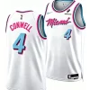 Mens Miami Heat #4 Ryan Conwell Nike Original Vice Swingman Jersey White