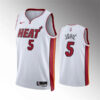 Mens Miami Heat #5 Nikola Jovic Nike White Association Edition Swingman Jersey