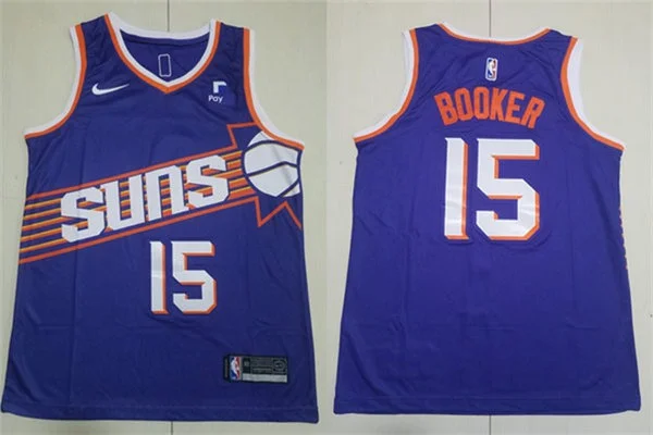 Mens Phoenix Suns #15 Devin Booker 2026-27 Nike Purple Icon Edition Swingman Jersey