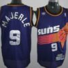 Mens Phoenix Suns #9 Dan Majerle Swingman Purple Mitchell&Ness Jersey