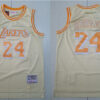 Mens Los Angeles Lakers #24 Kobe Bryant Gold Generation Mitchell & Ness Hardwood Classics Jersey