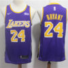 Men's Los Angeles Lakers #24 Kobe Bryant Nike Purple Statement Edition Swingman Jersey