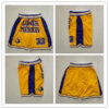 Men's Lower Merion #33 Kobe Bryant Yellow  Shorts