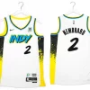 Mens Indiana Pacers #2 Andrew Nembhard 2024-25 White City Edition Jersey