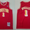 Mens Houston Rockets #1 Tracy McGrady Red 2004-05 Hardwood Classics Throwback Jersey