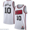 Mens Houston Rockets #10 Jabari Smith Jr. 2024-25 White City Edition Jersey