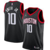 Mens Houston Rockets #10 Jabari Smith Jr. Black Statement Edition Swingman Jersey