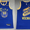 Mens Golden State Warriors #33 James Wiseman Nike Royal Classics Edition Jersey