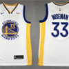 Mens Golden State Warriors #33 James Wiseman Nike White Association Edition Swingman Jersey