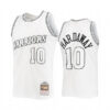 Mens Golden State Warriors Retired Player #10 Tim Hardaway White Outdated Classic Limited Jersey