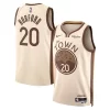Mens Golden State Warriors #20 Al Horford 2025-26 Tan City Edition Swingman Jersey