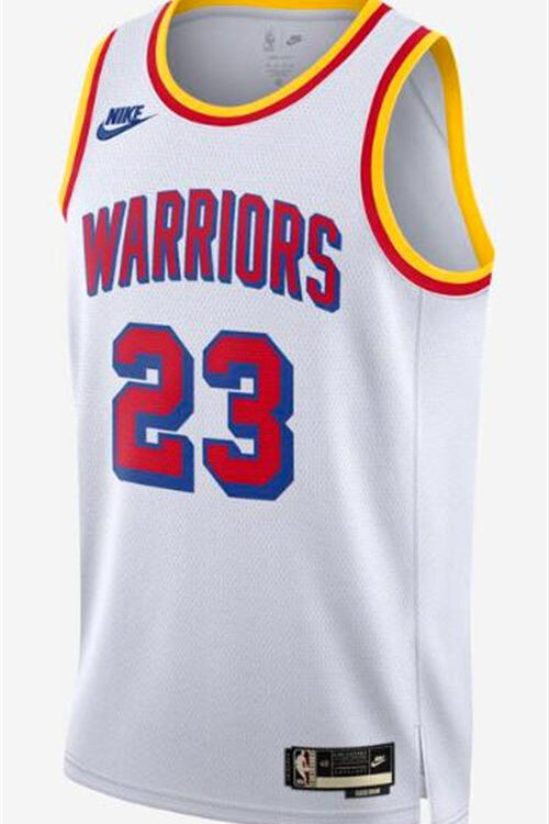 Mens Golden State Warriors #23 Draymond Green Nike White Classics Edition Jersey