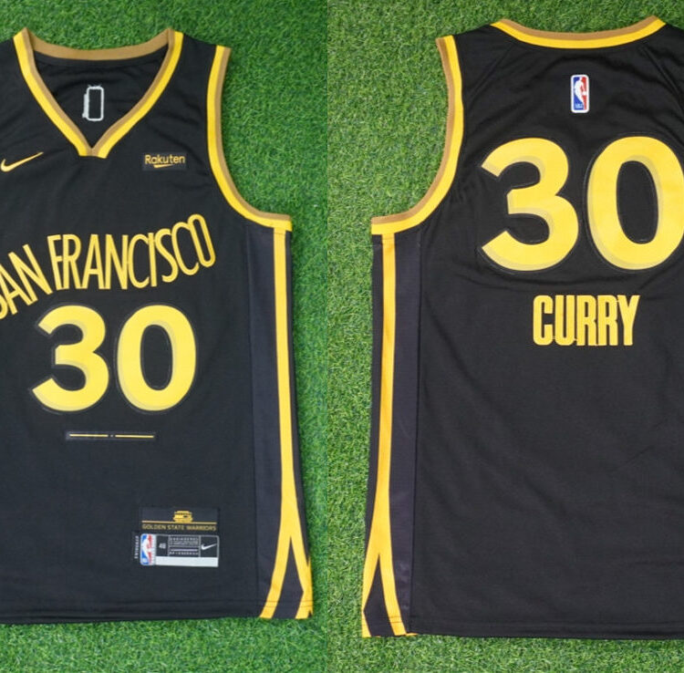 Mens Golden State Warriors #30 Stephen Curry 2023-24 Black City Edition Player Jersey
