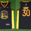 Mens Golden State Warriors #30 Stephen Curry 2023-24 Nike Black Earned Edition Jersey