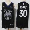 Men's Golden State Warriors #30 Stephen Curry  Nike Black 2019_20 City Edition Swingman Jersey