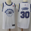 Men's Golden State Warriors #30 Stephen Curry White Hardwood Classics Swingman Jersey