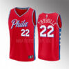 Mens Philadelphia 76ers #22 Matisse Thybulle Red Statement Swingman Jersey