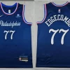 Mens Philadelphia 76ers #77 V. J. Edgecombe Nike Navy 2025-26 City Edition Swingman Jersey