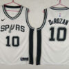 Mens San Antonio Spurs #10 DeMar DeRozan Nike White Association Edition Jersey