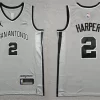 Men's San Antonio Spurs #2 Dylan Harper 2025-26 Silver Statement Edition Swingman Jersey