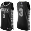 Men's San Antonio Spurs #3 Chris Paul Black Statement Edition Player Jersey