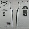 Men's San Antonio Spurs #5 Stephon Castle 2025-26 Silver Statement Edition Swingman Jersey