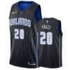 Men's Orlando Magic #20 Markelle Fultz Black Icon Edition Jersey