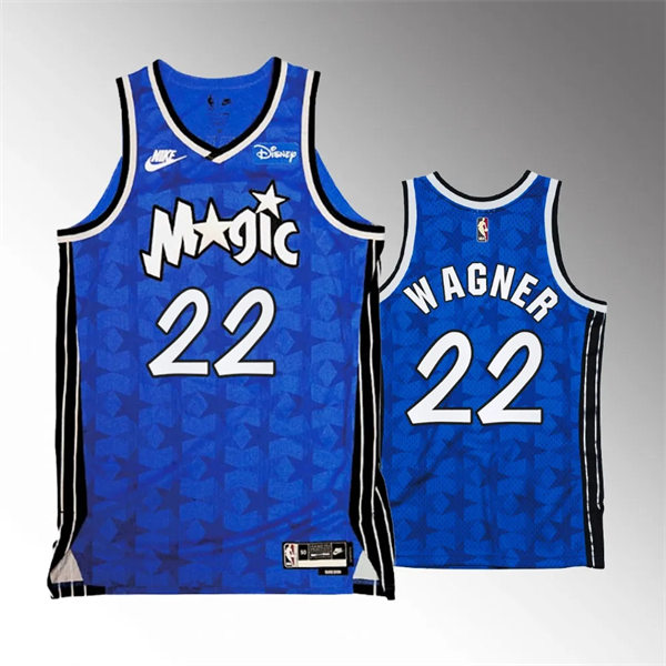 Men's Orlando Magic #22 Franz Wagner 2023-24 Classic Edition Jersey - Blue