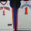 Men's New york Knicks #1 Amare Stoudemire Revolution 30 Authentic White Jersey