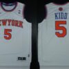 Men's New York Knicks #5 Jason Kidd Revolution 30 Swingman 2013 White Jersey