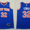 Mens New York Knicks #32 Karl-Anthony Towns Royal Icon Edition Swingman Jersey