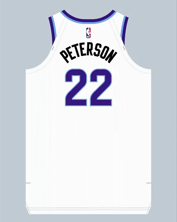 Mens Utah Jazz #22 Darryn Peterson Nike 2026 White Association Edition Swingman Jersey