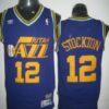 Utah Jazz #12 John Stockton Purple Swingman Mitchell&Ness Jersey