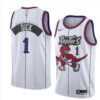 Mens Toronto Raptors #1 Gradey Dick White Nike Hardwood Classics Jersey