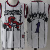 Men's Toronto Raptors #1 Tracy McGrady White Swingman Jersey