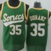 Men's Seattle Supersonics #35 Kevin Durant 2003-04 Green Swingman Jersey