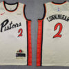 Mens Detroit Pistons #2 Cade Cunningham Cream 2024-25 City Edition Swingman Jersey