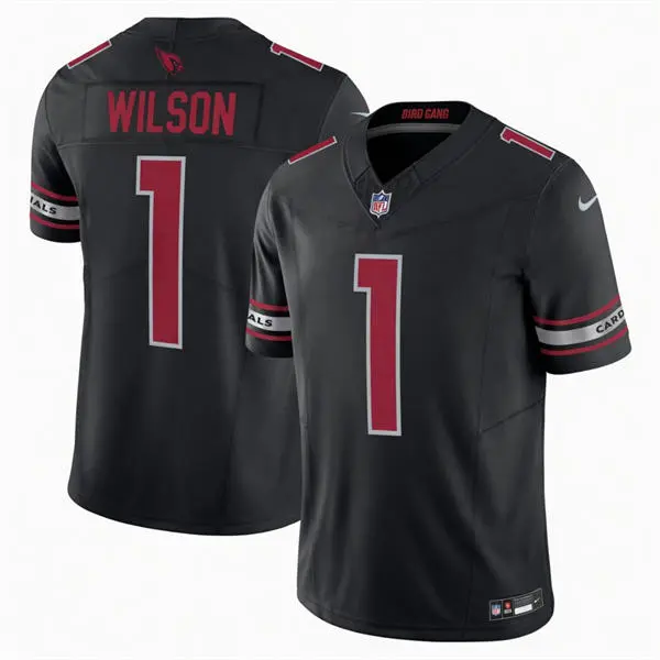 Mens Arizona Cardinals #1 Mack Wilson Nike Black Vapor F.U.S.E. Limited Jersey