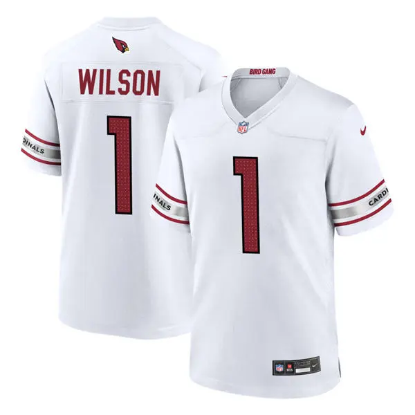 Mens Arizona Cardinals #1 Mack Wilson White Vapor F.U.S.E. Limited Jersey