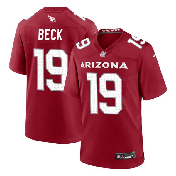Mens Arizona Cardinals #19 Carson Beck Nike Cardinal Vapor F.U.S.E. Limited Jersey