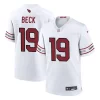 Mens Arizona Cardinals #19 Carson Beck  Nike White Vapor F.U.S.E. Limited Jersey