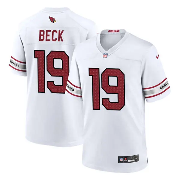 Mens Arizona Cardinals #19 Carson Beck  Nike White Vapor F.U.S.E. Limited Jersey