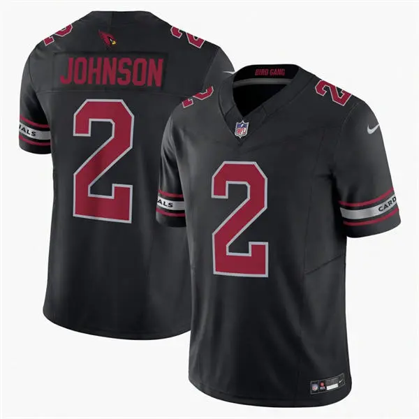 Mens Arizona Cardinals #2 Will Johnson Nike Black Vapor F.U.S.E. Limited Jersey
