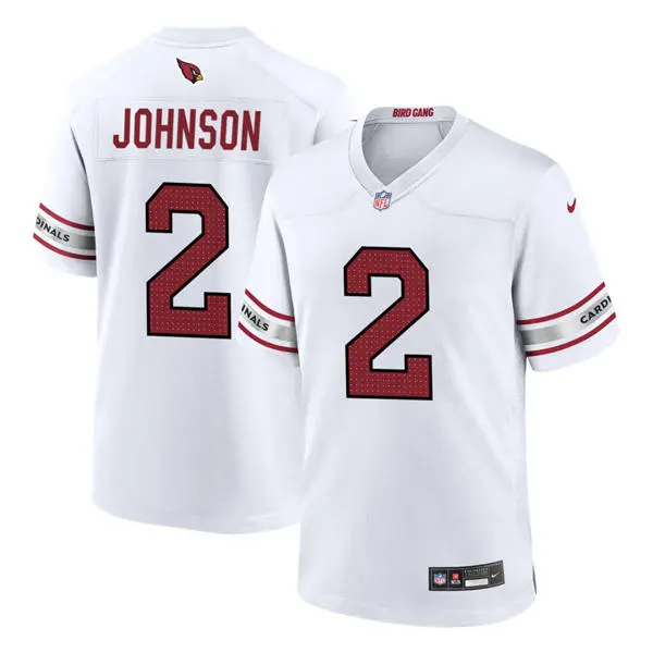 Mens Arizona Cardinals #2 Will Johnson Nike White Vapor F.U.S.E. Limited Jersey