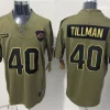 Mens Arizona Cardinals #40 Pat Tillman Nike 2025 Salute to Service Retired Limited Jersey - Olive