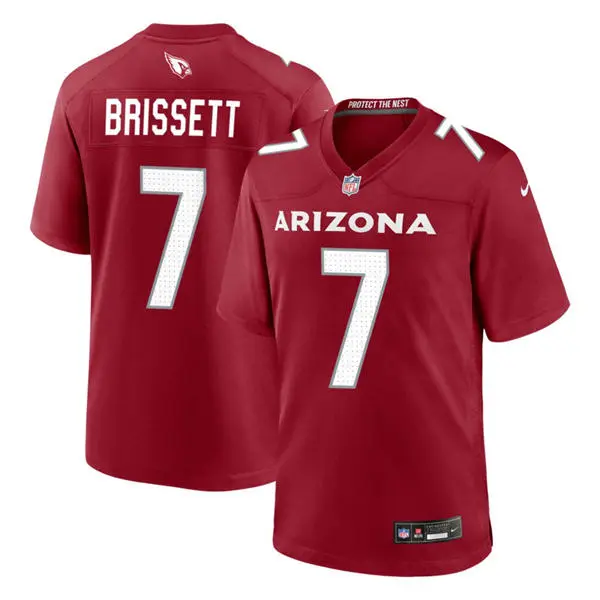 Mens Arizona Cardinals #7 Jacoby Brissett Nike Cardinal Vapor F.U.S.E. Limited Jersey