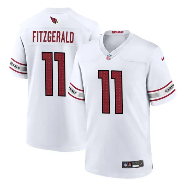 Mens Arizona Cardinals Retired Player #11 Larry Fitzgerald  Nike White Vapor F.U.S.E. Limited Jersey