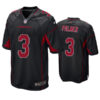 Mens Arizona Cardinals Retired Player #3 Carson Palmer Nike Black 2nd Alternate Color Rush Legend Jersey