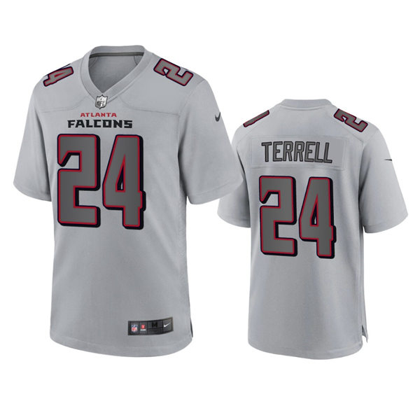 Men's Atlanta Falcons #24 A.J. Terrell Nike Atmosphere Fashion Game Jersey - Gray