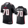 Men's Atlanta Falcons #70 Jake Matthews Nike Black Vapor Limited Jersey